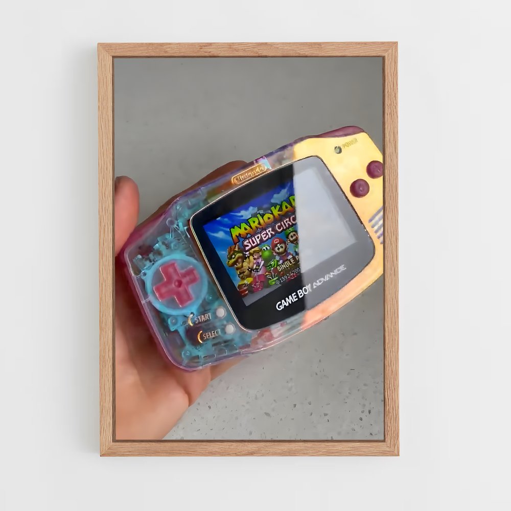 Poster Gameboy advance – affiche Consoles (vue 4)